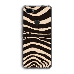 Arizona Zebra: Google Pixel 3a Transparant Hoesje