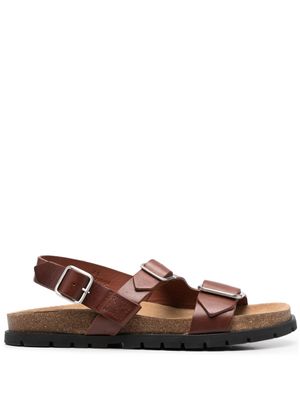 A.P.C. Leren sandalen - Bruin