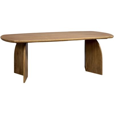 Leen Bakker - Eettafel Vik- Naturel - 220x110 Cm - Mangohout - Bruin