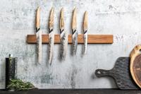 Keukenmes - GESMEED - KATAI - VG10 staal - Handvat van wortelhout - L 12,5 cm