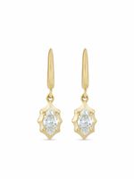 Jade Trau boucles d'oreilles Maverick en or 18ct ornées de diamants