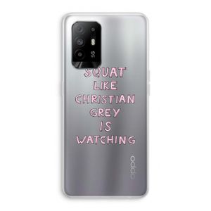 Christian Grey: Oppo A94 5G Transparant Hoesje