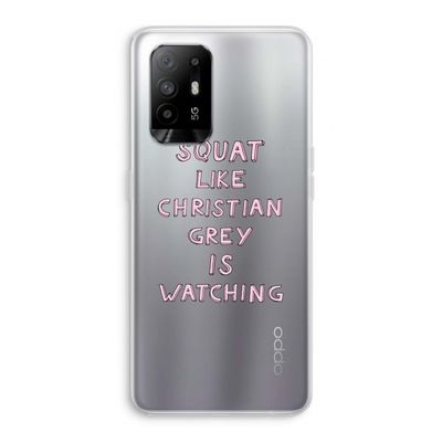 Christian Grey: Oppo A94 5G Transparant Hoesje