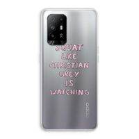 Christian Grey: Oppo A94 5G Transparant Hoesje Christian Grey: Oppo A94 5G Transparant Hoesje