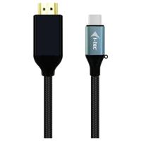 i-tec C31CBLHDMI60HZ2M USB-C-displaykabel Aansluitkabel USB-C stekker, HDMI-A-stekker 2 m Zwart i-tec C31CBLHDMI60HZ2M USB-C-displaykabel Aansluitkabel USB-C stekker, HDMI-A-stekker 2 m Zwart