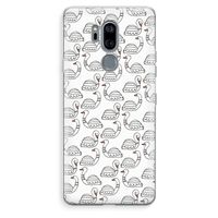 Zwanen: LG G7 Thinq Transparant Hoesje