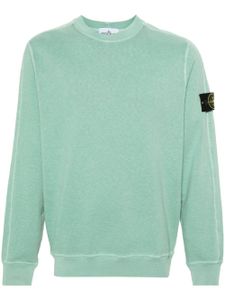 Stone Island sweat en coton à patch Compass - Vert