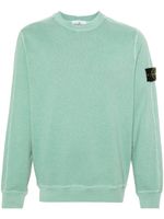 Stone Island sweat en coton à patch Compass - Vert