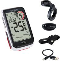 Sigma rox 4.0 gps zw/wit hr stuurhouder + ant + /ble borstriem