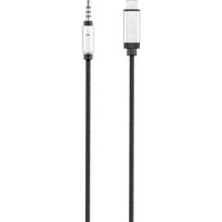 Renkforce RF-3432030 USB / Jackplug Audio Aansluitkabel [1x USB-C stekker - 1x Jackplug male 3,5 mm] 1.20 m Zwart Aluminium-stekker - thumbnail