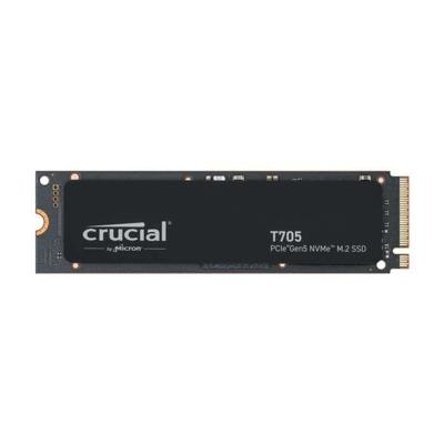 Interne Gaming SSD - CRUCIAAL - T705 SSD 2TB PCIe Gen5 NVMe M.2 (2024) - PCIe 3.0 en 4.0 achterwaartse compatibiliteit - CT2000T705SSD3