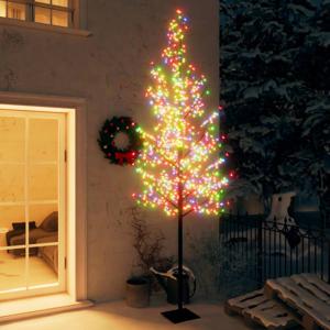 VidaXL Kerstboom met 600 LED&apos;s meerkleurig licht kersenbloesem 300 cm