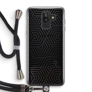 Magic pattern: Samsung Galaxy J8 (2018) Transparant Hoesje met koord