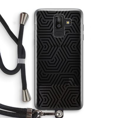 Magic pattern: Samsung Galaxy J8 (2018) Transparant Hoesje met koord
