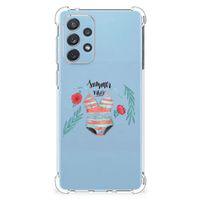 Samsung Galaxy A73 Stevig Bumper Hoesje Boho Summer