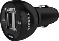 Varta Car Charger 2xUSB USB-oplader 17 W Auto Uitgangsstroom (max.) 4800 mA Aantal uitgangen: 2 x USB - thumbnail