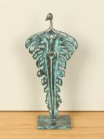 Bronzen sculptuur modern vrouw, 35 cm