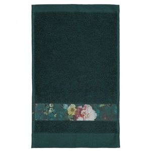 Essenza Essenza Fleur gastendoek Dark Green 30x50