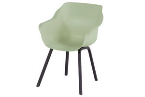 Hartman Sophie Element dining armstoel - French Green - Alu poot