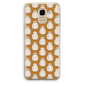 Uilen: Samsung Galaxy J6 (2018) Transparant Hoesje
