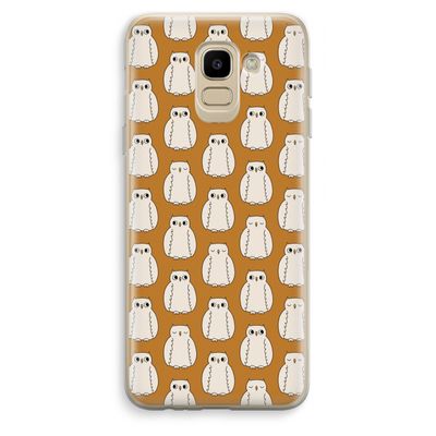 Uilen: Samsung Galaxy J6 (2018) Transparant Hoesje