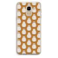Uilen: Samsung Galaxy J6 (2018) Transparant Hoesje