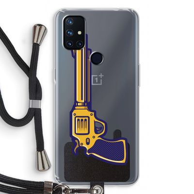 Pew Pew Pew: OnePlus Nord N10 5G Transparant Hoesje met koord