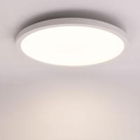 Slim - 18 Watt 1750lm - Plafondlamp badkamer wit - IP44 waterdicht - CCT lichtkleur instelbaar (2700K, 4000K & 5000K) - Rond Ø30 cm - LED Plafonniere