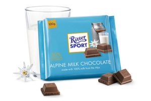 Ritter Sport Ritter Sport Alpenmelk 30% 100 Gram