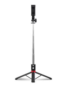 Hama Selfiestick Zwart Incl. smartphonehouder, Bluetooth, Geïntegreerd statief