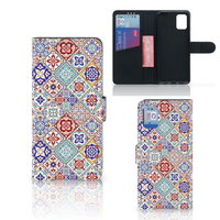 Samsung Galaxy A31 Bookcase Tiles Color - thumbnail