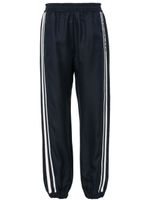 Moncler pantalon de jogging à logo brodé - Bleu