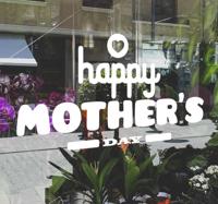 Muursticker tekst happy mothers day - thumbnail