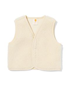 HEMA Babygilet Teddy Ecru (ecru)