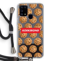Koekerond: Samsung Galaxy M31 Transparant Hoesje met koord