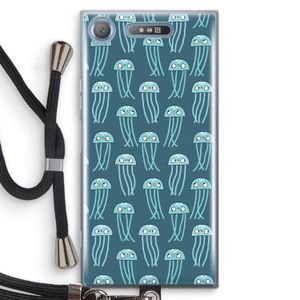 Kwallie: Sony Xperia XZ1 Transparant Hoesje met koord