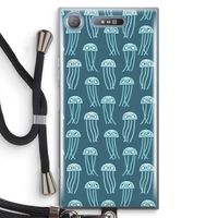 Kwallie: Sony Xperia XZ1 Transparant Hoesje met koord