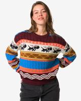 HEMA Takkie kersttrui voor volwassenen multi (multi)