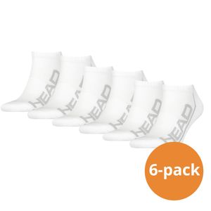 HEAD Sneakersokken Performance 6-pack Wit-43/46