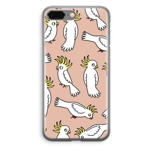 Papegaai: iPhone 8 Plus Transparant Hoesje