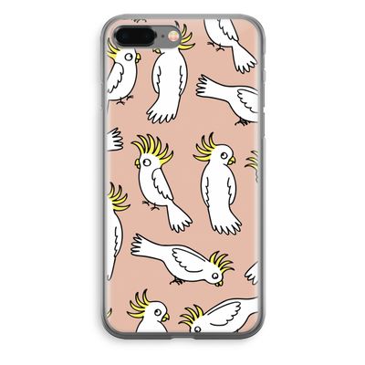 Papegaai: iPhone 8 Plus Transparant Hoesje