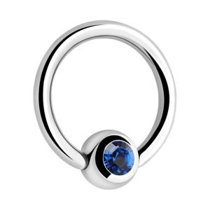 Jeweled Ball Closure Ring Piercingringen