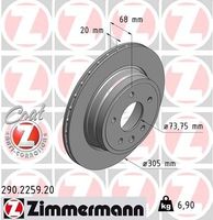 Remschijf Coat Z 290225920