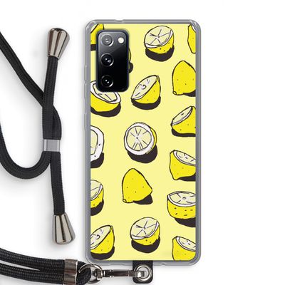 When Life Gives You Lemons...: Samsung Galaxy S20 FE / S20 FE 5G Transparant Hoesje met koord