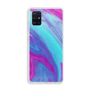 Zweverige regenboog: Galaxy A51 4G Transparant Hoesje