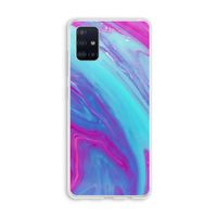 Zweverige regenboog: Galaxy A51 4G Transparant Hoesje