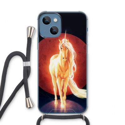 Last Unicorn: iPhone 13 Transparant Hoesje met koord