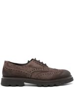 Doucal's chaussures oxford Sally en daim - Marron