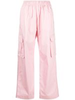 Stine Goya pantalon en coton biologique à poches cargo - Rose