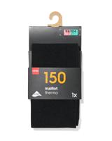 HEMA Kindermaillot thermo 150denier zwart (zwart)